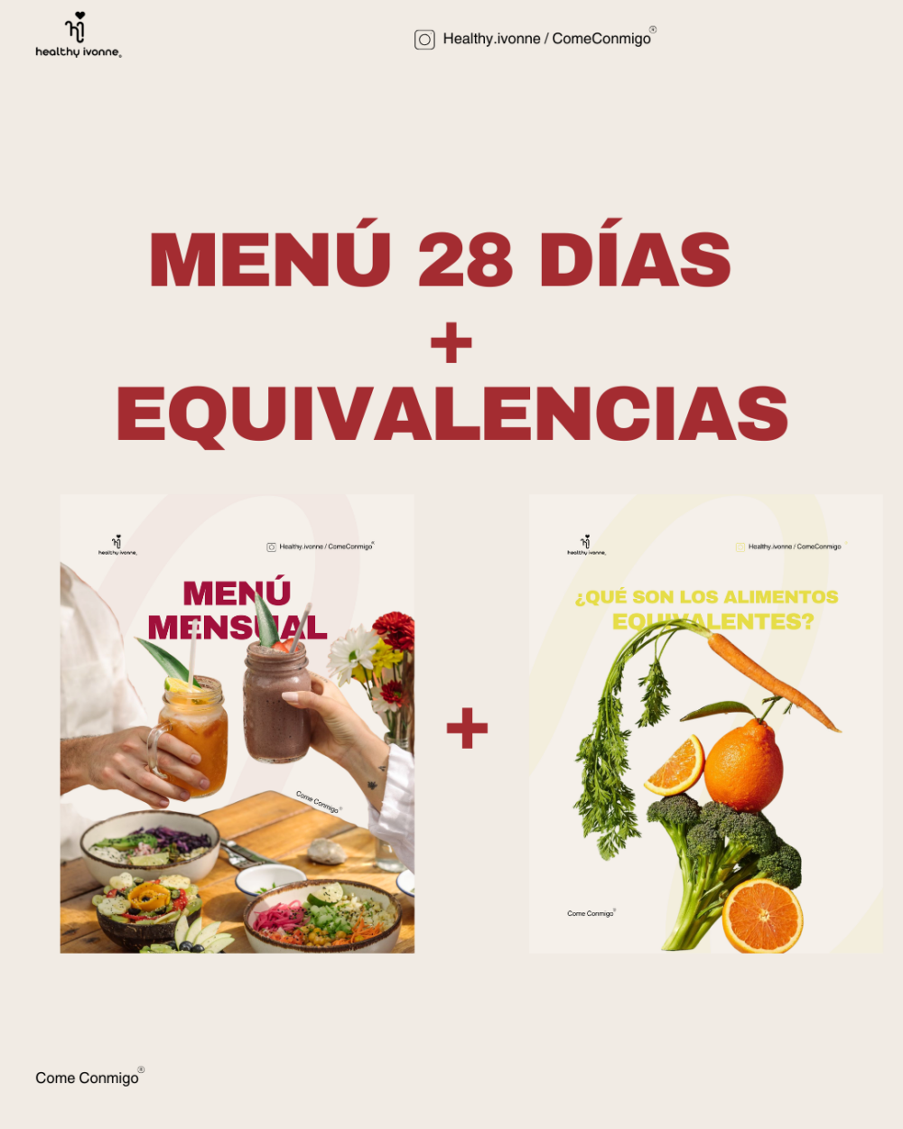 MENÚ 28 DÍAS + EQUIVALENCIAS